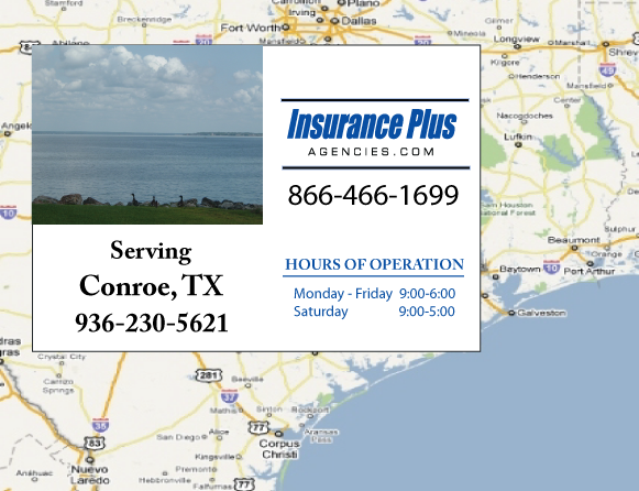 Insurance Plus Agencies of Texas (936)230-5621 is your Progressive SR-22 Insurance Agent in Conroe, Texas. 