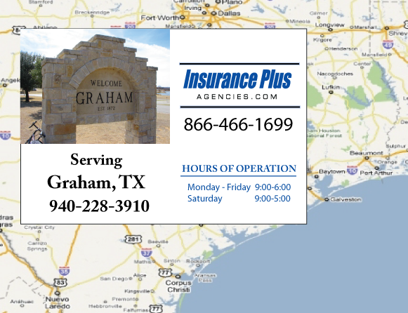 Insurance Plus Agencies of Texas (940) 228-3910 is your local Progressive Commercial Auto Agent in Graham, TX.