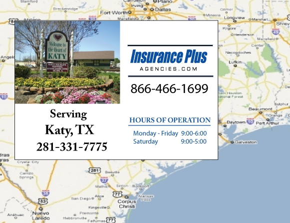 Insurance Plus Agencies of Texas (281)331-7775 is your Texas Fair Plan Association Agent in Katy, Texas
