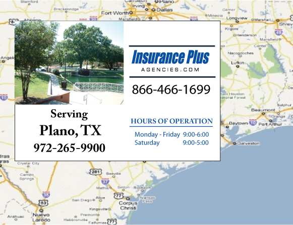 Insurance Plus Agencies of Texas (972)265-9900 is your local Home Insurance Agent in Plano, Texas.